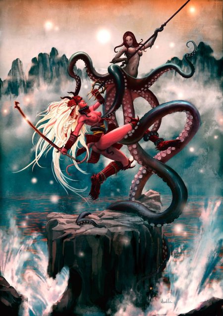 Демон с щупальцами