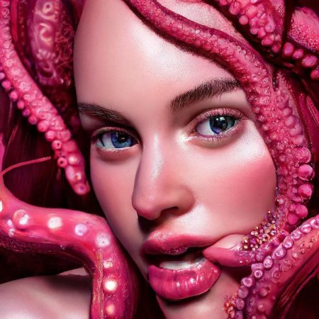 Красивый осьминог