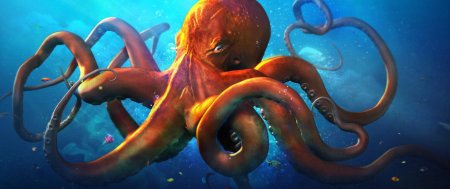 Гигантский кальмар кракен