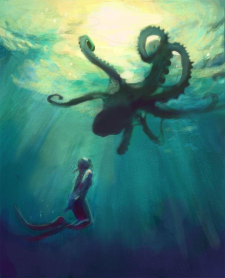 Кракен морское чудовище