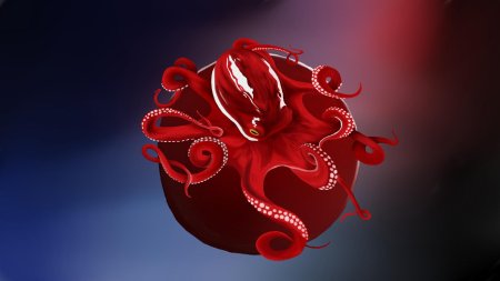 Красный осьминог