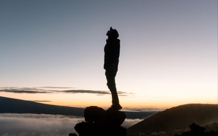 Силуэт на закате