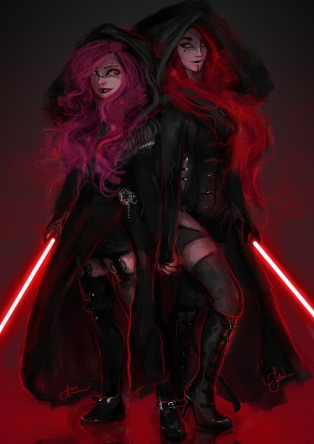 Красный световой меч ситха