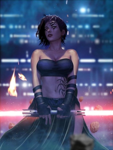 Аниме девушки воительницы