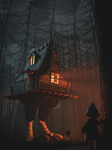 Baba yaga hut