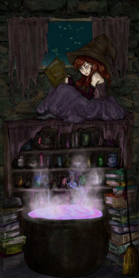 Ведьма зельеварение helloween