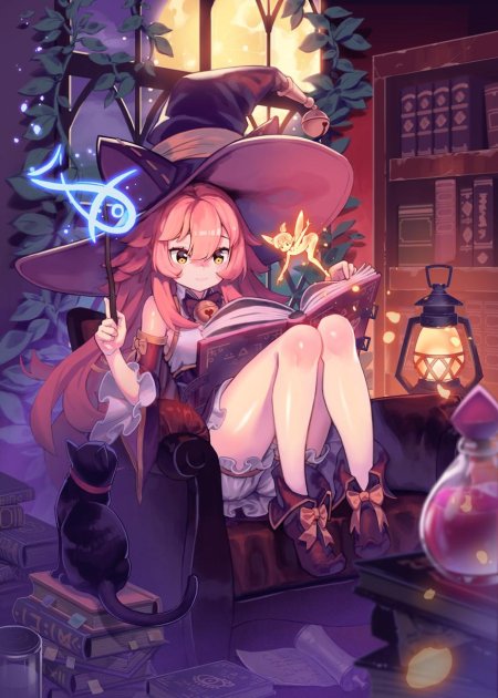 Ведьма хэллоуин