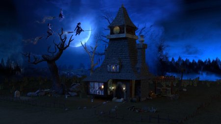 Halloween haunted house