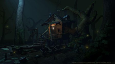 Домик на болоте