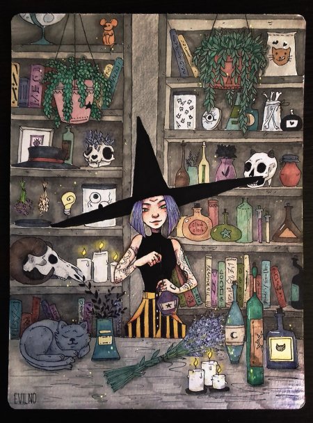 Рисунки ведьм