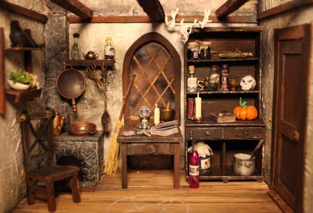 Румбокс ведьмы интерьер домик