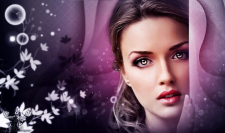 Девушка лицо