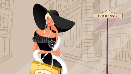 Шоппинг иллюстрация