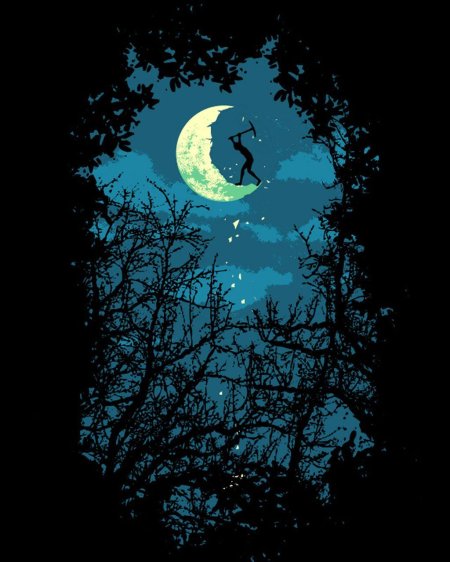 Спокойной ночи луна