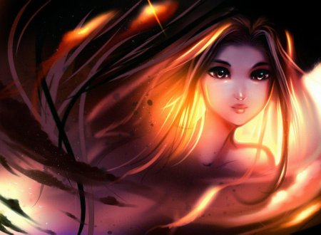 Девушка с огненными волосами