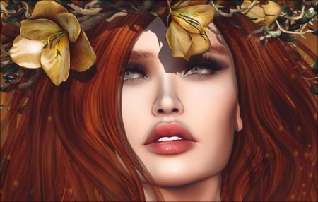 Девушка рыжая