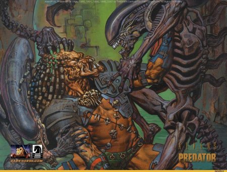 Комикс чужой против хищника