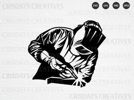 Сварщик вектор