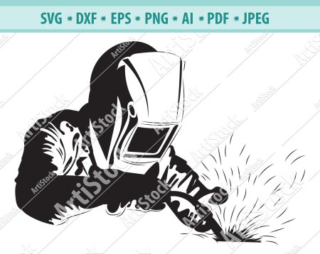 Сварщик силуэт