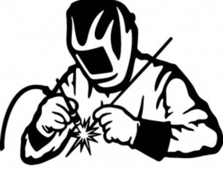 Сварщик силуэт