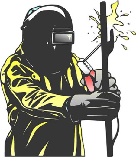 Рисунок сварщика для детей