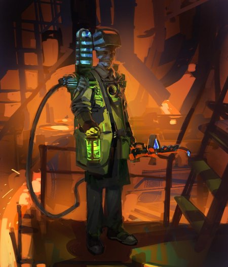 В стиле киберпанк