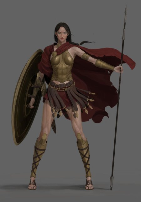 Спартанская женщина