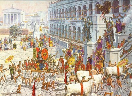 Древний рим триумф императора