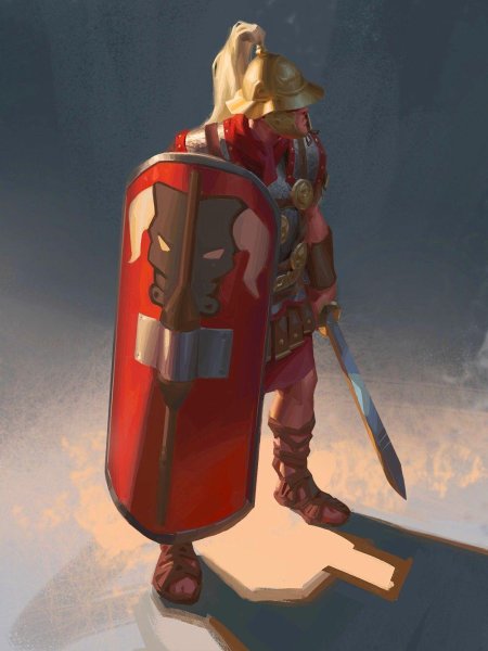 Римский легионер центурион битва art