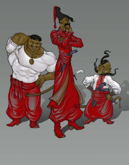 Запорожский казак мультяшный