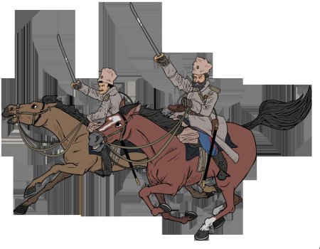 Кавалеристы буденовцы