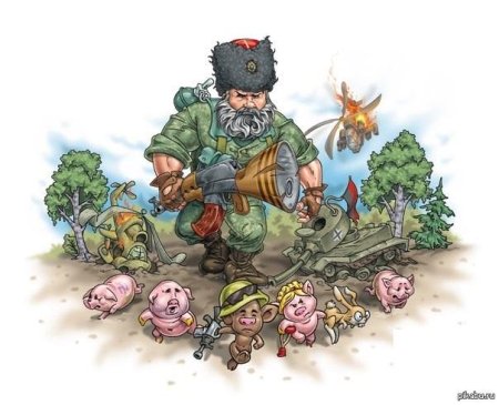 Карикатуры на российских оккупантов