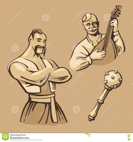 Казачок рисунок