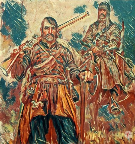 Запорожские казаки теленик