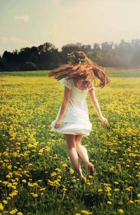 Девушка лето