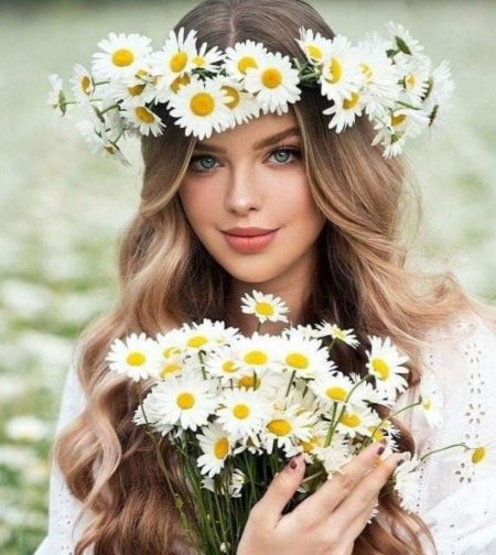 Венок из ромашек