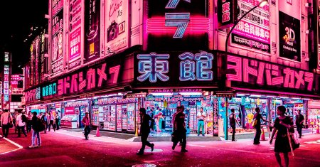 Япония ночной токио