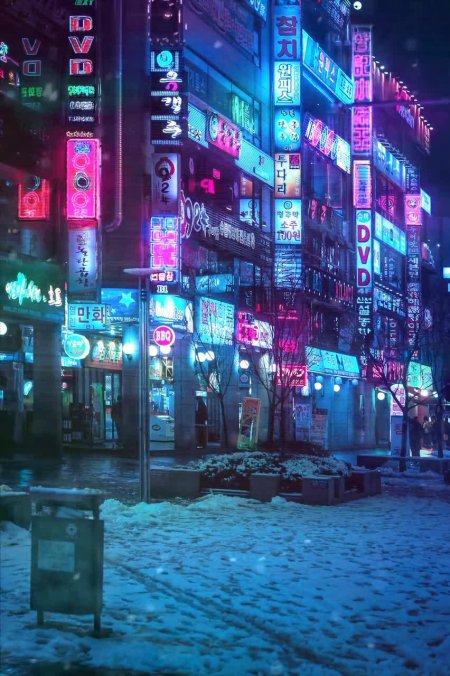 Неоновый токио