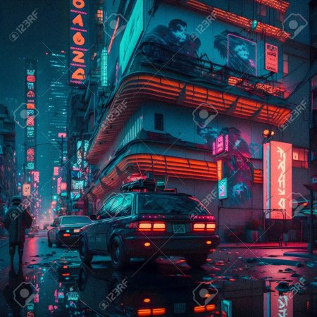 Cyberpunk city