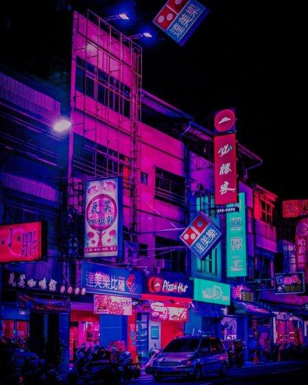 Неон киберпанк