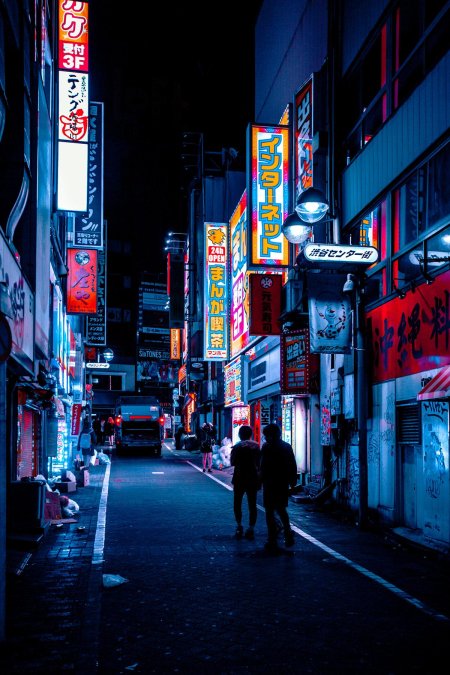 Ночные улицы токио