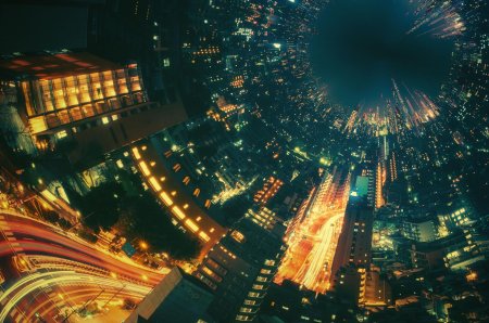 Ночной токио арт