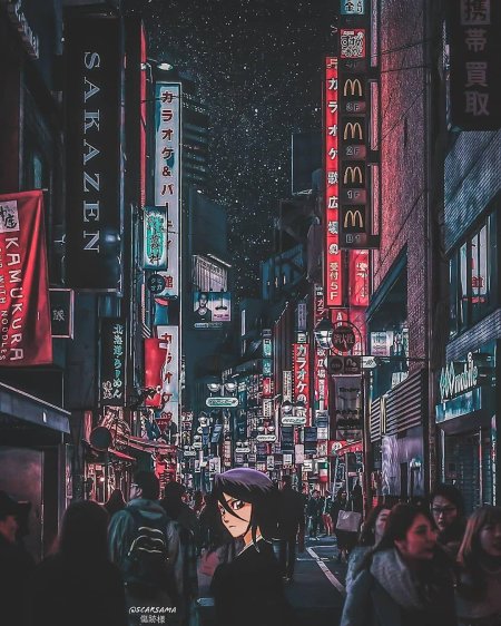 Токио эстетика аниме