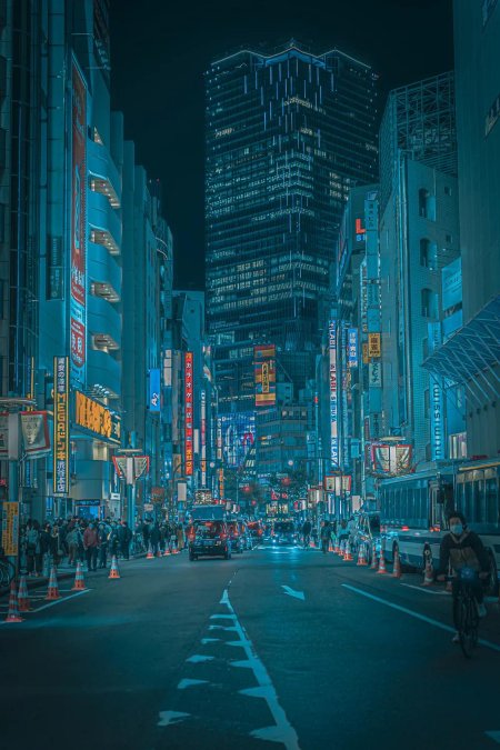 Tokyo at night