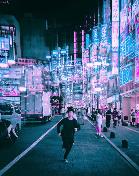 Токио ночной