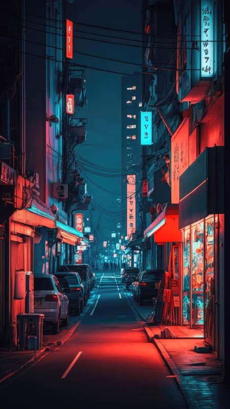 Japan street night
