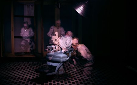 Психиатрическая больница ночью