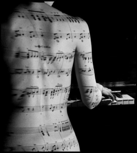 Фотосессия с нотами