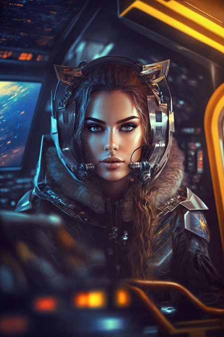 Футуристические девушки