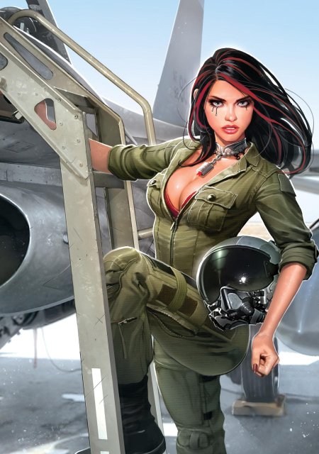 Девушка летчик